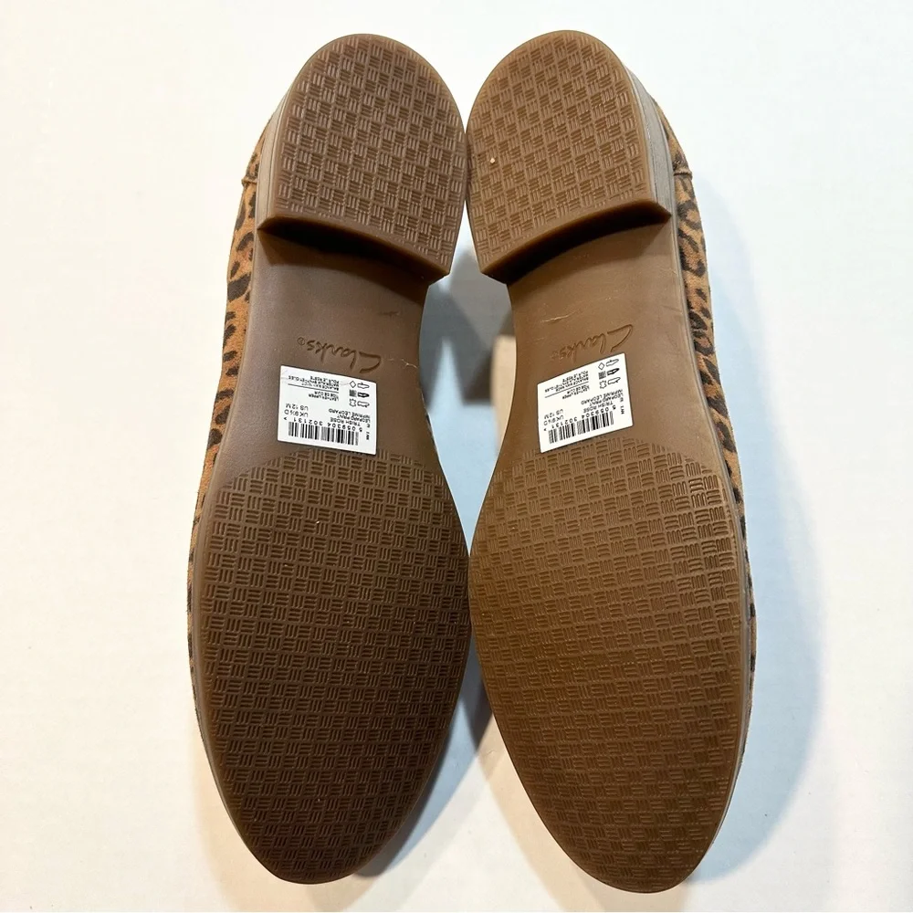 Clarks Loafers Trish Rose Brown Leopard Print, Size 11.5 Women’s - Picture 10 of 11